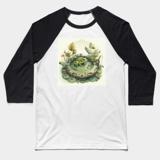 Frog Pond Ornament Baseball T-Shirt